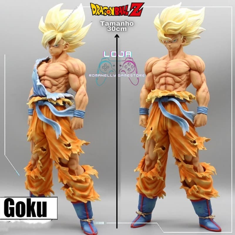 Goku Super Saiyajin 30cm Action Figure Dragonball Z GT Dragon ball Boneco Colecionavel AF Sparking Zero Super Heroes