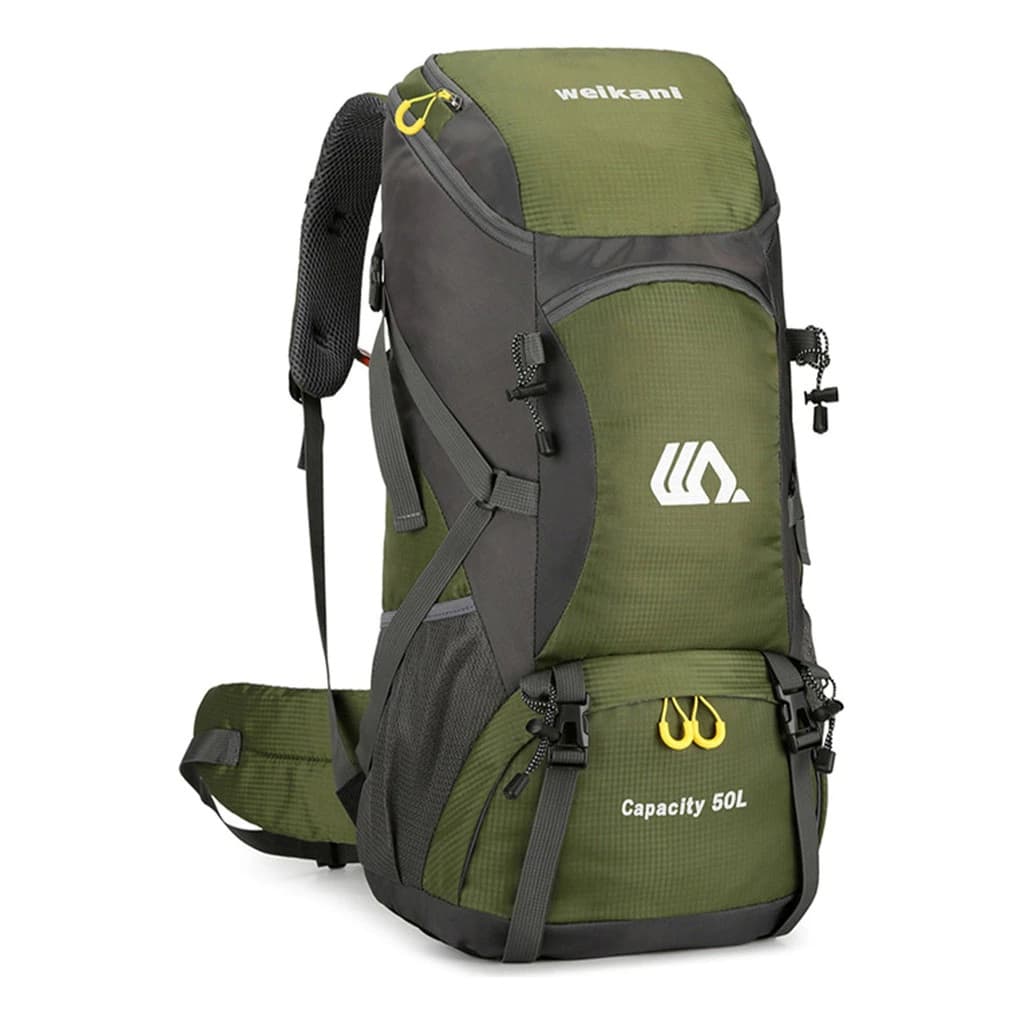 Mochila Camping Viagens 50L Impermeável Super Reforçada - Ideal para Trilhas e Aventuras
