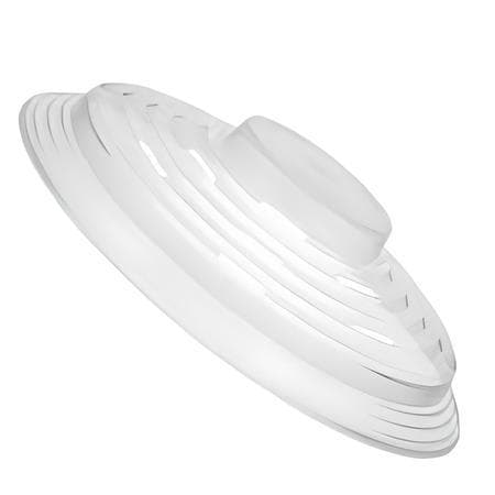 Tampa Para Microondas 7,5x26Cm Plastica - Tampa Protetora de Alimento Plástico