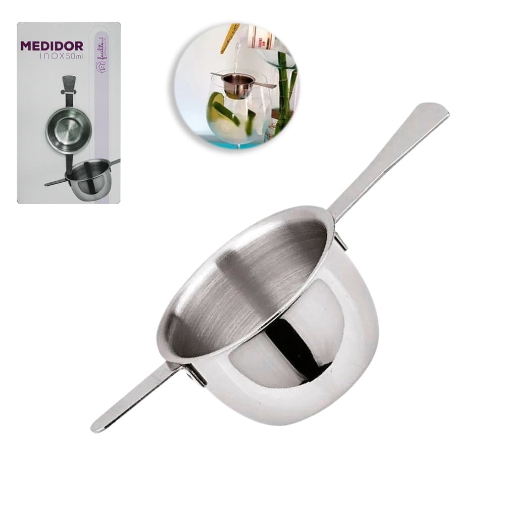 DOSADOR DE BEBIDA MULTIUSO DE INOX FACILITE.UD 50ML
