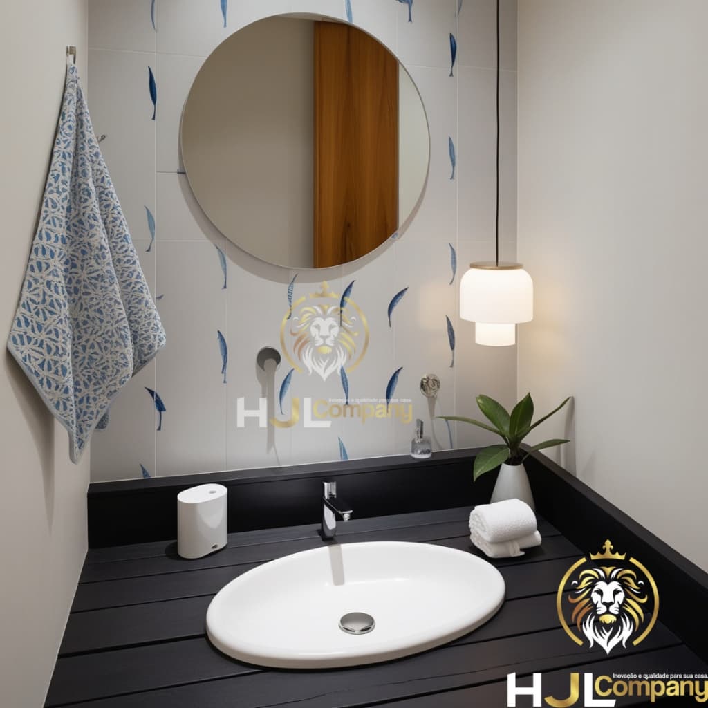 Espelho Redondo Para Banheiro 40cm Quarto Decorativo Parede