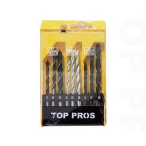 Jogo de Broca Para Madeira e Metal 9 Peças Jogo De Brocas para Madeira Kit 09 Peças de Marca Profissional