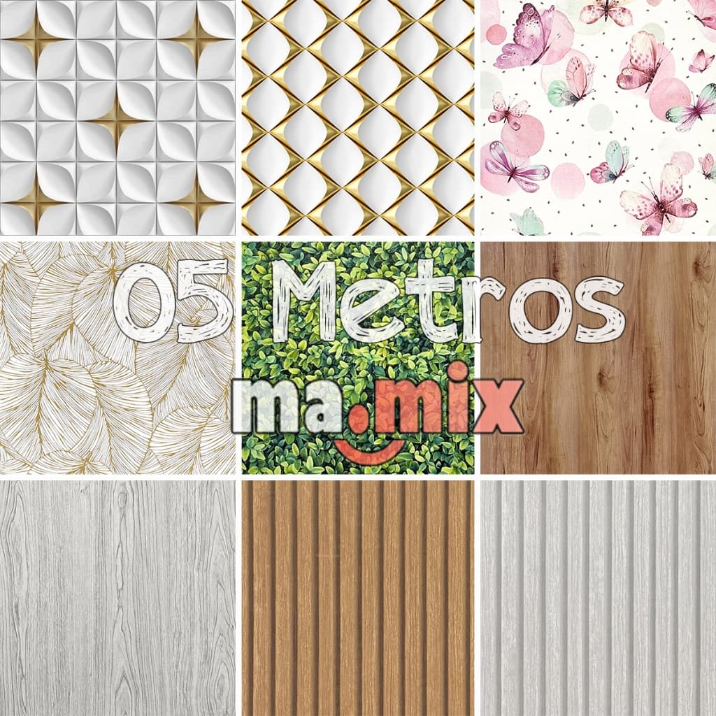 Papel De Parede Adesivo Madeira Mármore Lavável 5 metros Tipo Contact (5m X 45cm)