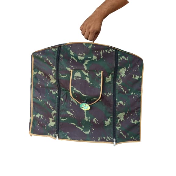 Capa para Gaiola trinca ferro de Tecido Camuflada