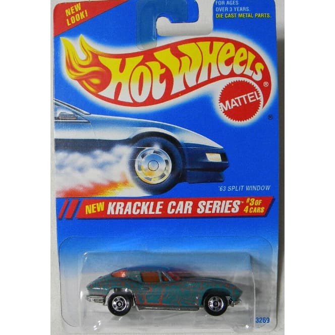 HOT WHEELS KRACKLE CAR SERIES 3/4 63 SPLIT WINDOW