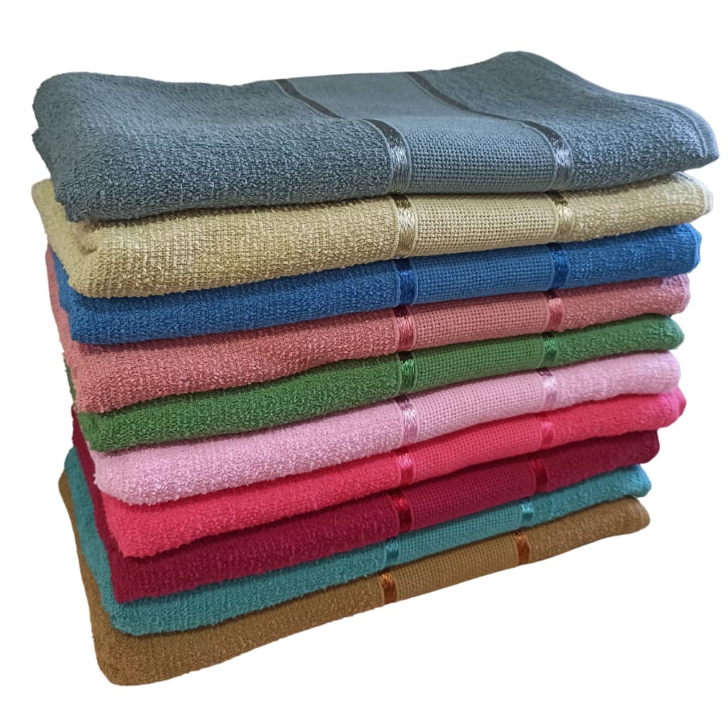 Kit 6 Toalhas de Banho Super Grande Macia 125x65 100% Algodão Sortidas