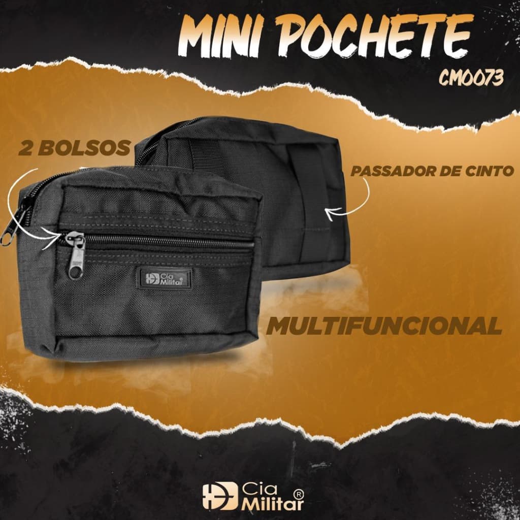 Mini Pochete Porta Documento Acessórios Para Cinto