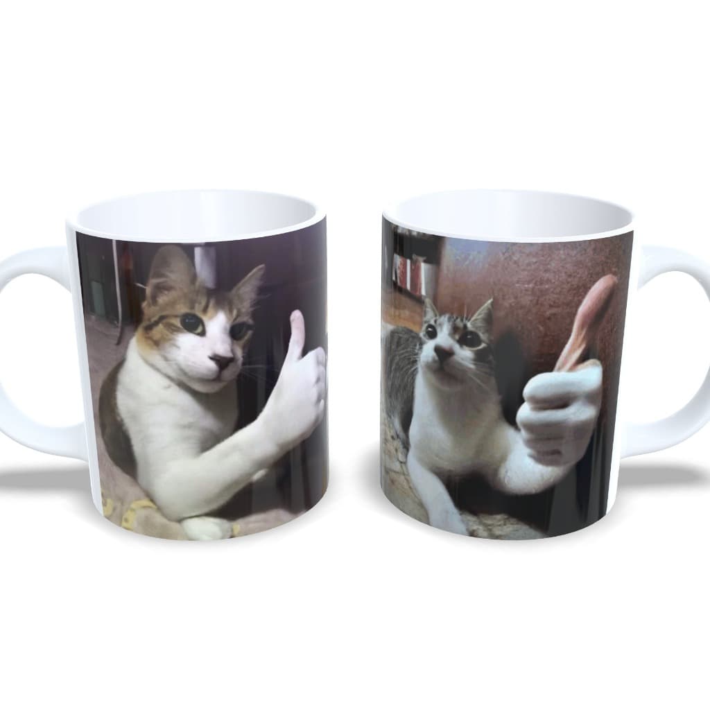 Caneca Personalizada Meme Gato Jóia Beleza Aprovado