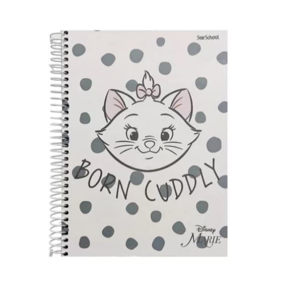 Caderno Espiral Universitario CD 10x1 160 Fls Marie  Escolas Faculdades Anotações