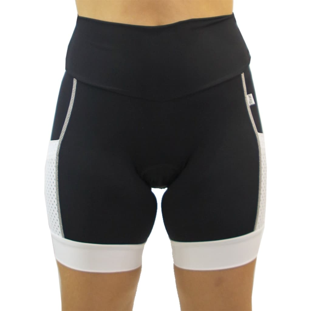 Bermuda Acolchoada forro Bike Mtb Ciclista Pedalar de Shorts Ciclismo com Bolso de Tela - Feminina