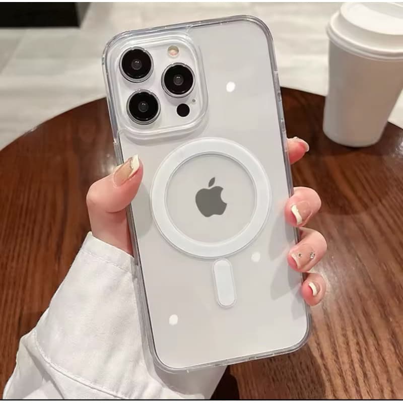 CAPINHA CASE CAPA COM INDUÇÃO MAGNETICA MAGSAFE PARA IPHONE XR 11 12 13 14 15 16 16 PRO MAX Top Nova