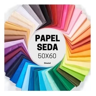 Papel De Seda Pct/10 Folhas 50x60cm