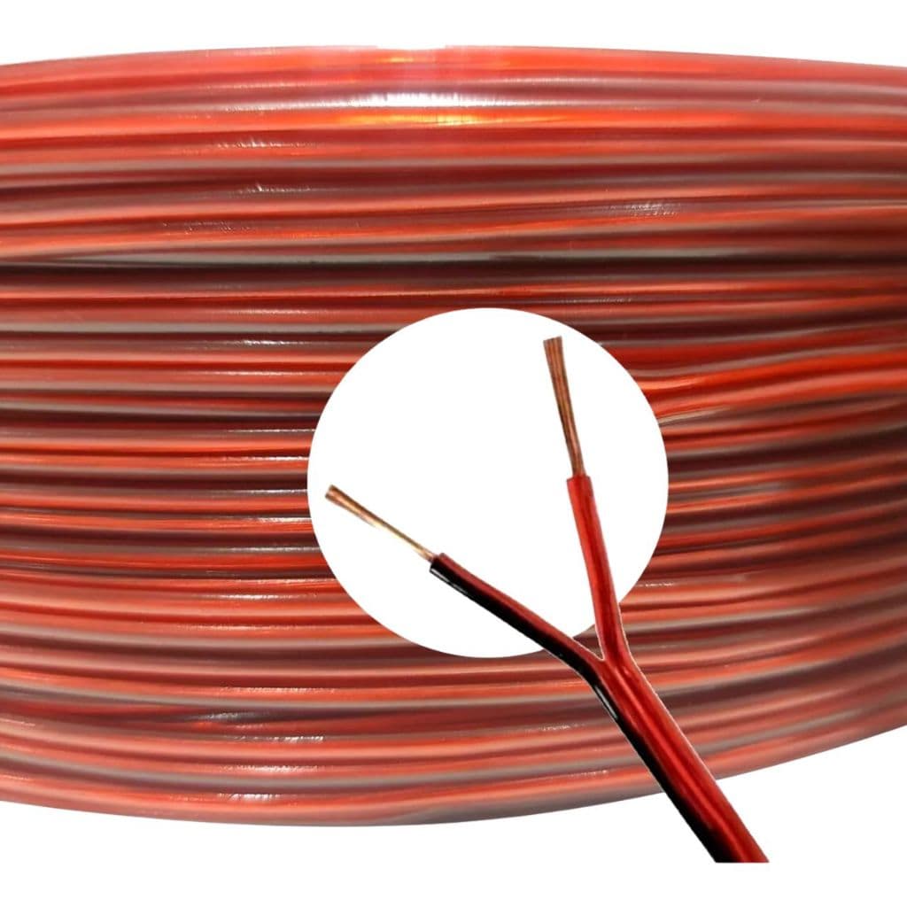 Cabo De Som Bicolor De 4mm- 2x4mm Flexível- Escolha a metragem