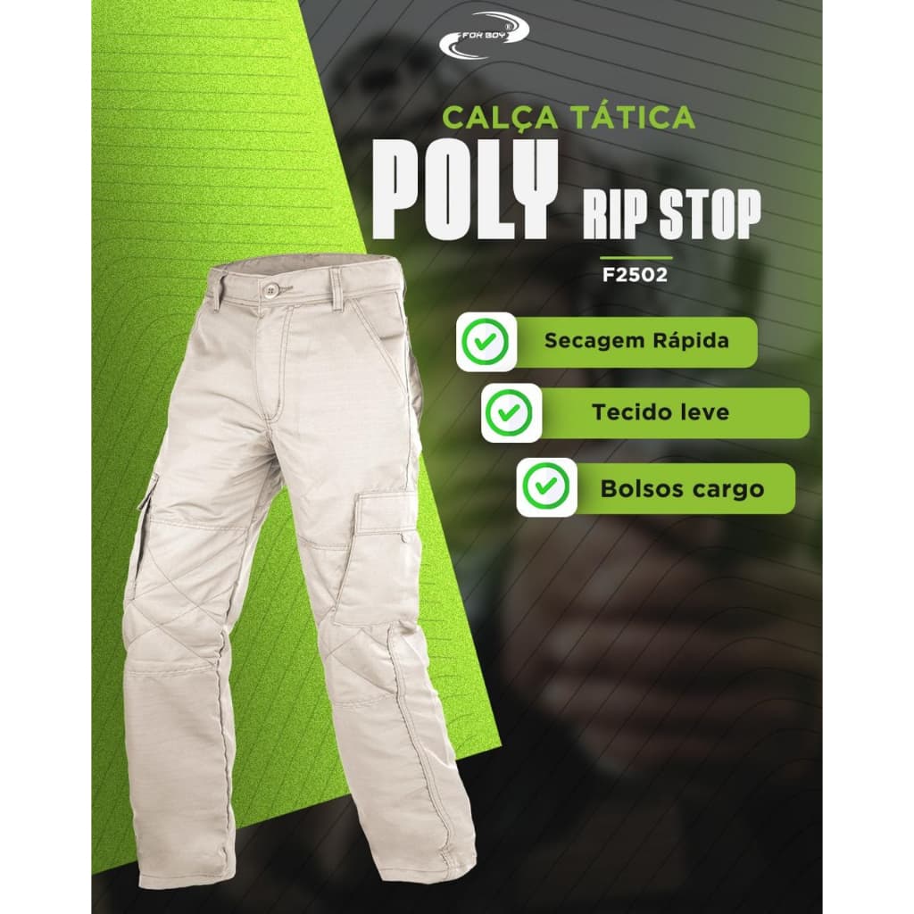 CALÇA TÁTICA TECIDO LEVE CAMPING AIRSOFT PESCARIA