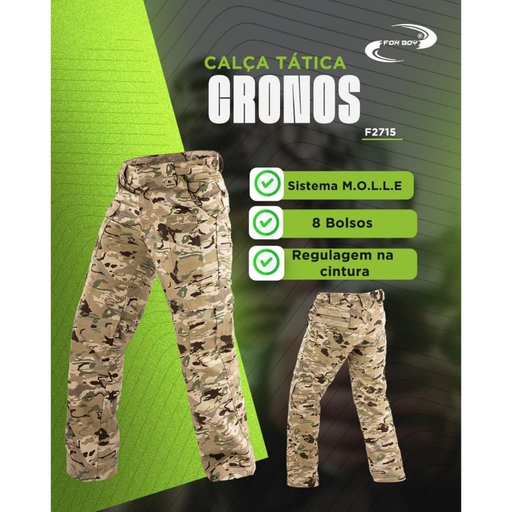Calça Tática Cronos F2715