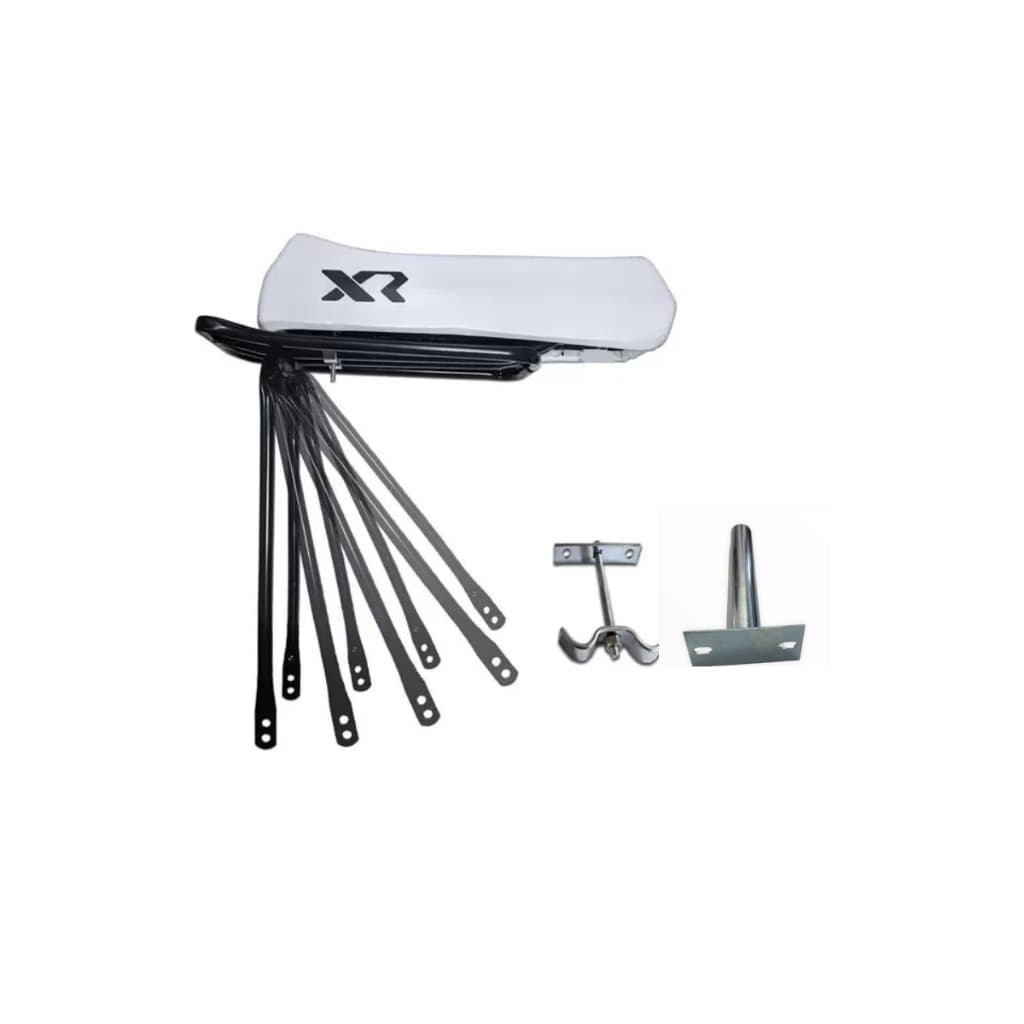 Banco Mobilete Caloi Xr + Garupa Bagageiro C/ Presilhas E Canote Para Bike Bicicleta Motorizada