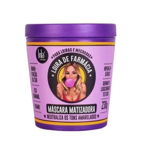Máscara Matizadora Lola Cosmetics Loira de Farmácia 230g