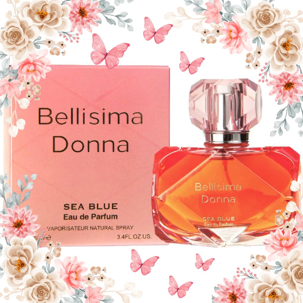 Perfume Bellisima Donna 100ml Feminino Importado Sea Blue
