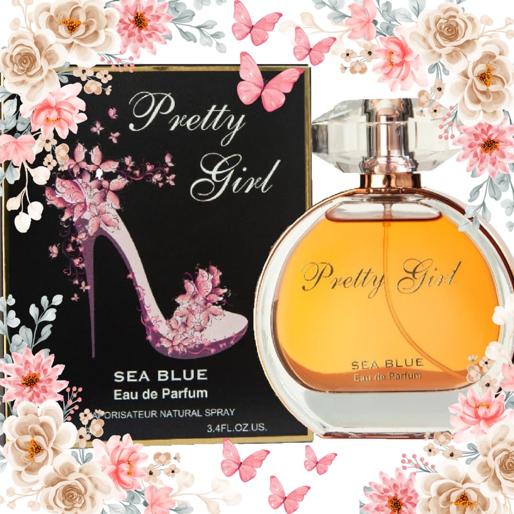 Perfume Pretty Girl 100ml Feminino Importado Sea Blue