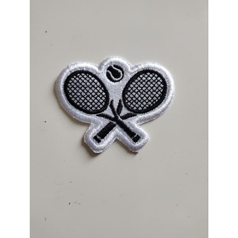 PATCH BORDADO TERMOCOLANTE OU VELCRO-ESPORTE-TÉNIS