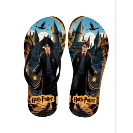 Chinelo Harry Poterrr Lançamento Top Unissex Promoção Sandalia