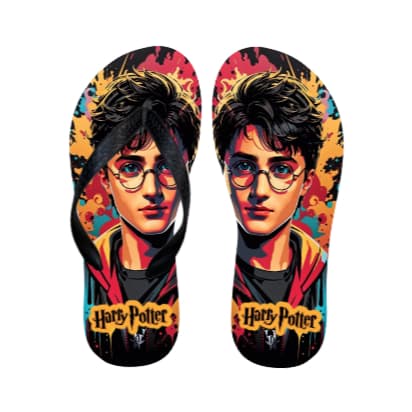 Chinelo Lançamento Harry Poteer Top Unissex Promoção Sandalia