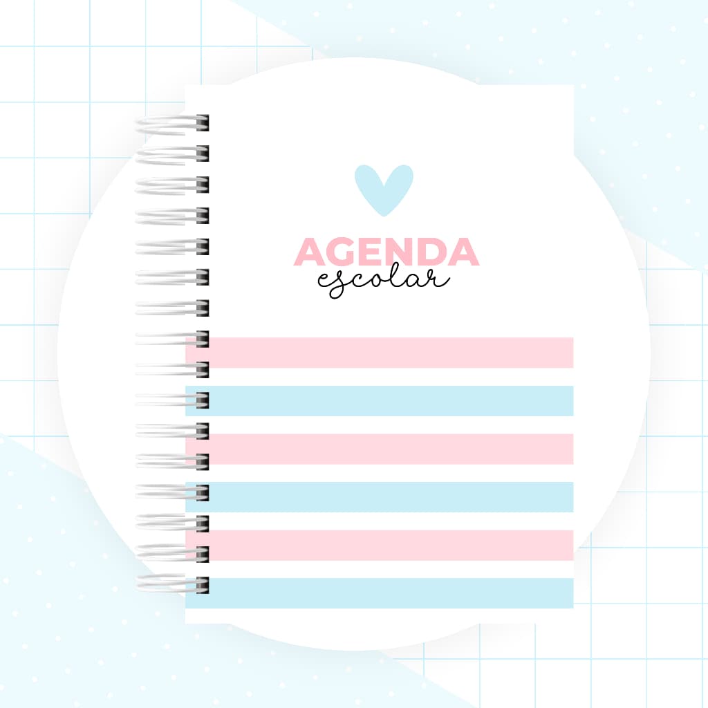 Agenda Escolar/Creche - 2026 - Personalizada com NOME