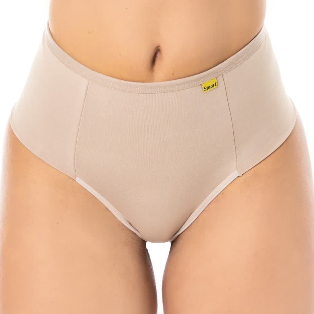Kit 10 Calcinha Pala Dupla Cós Alto Pós Parto Segura Barriga Envio Imediato