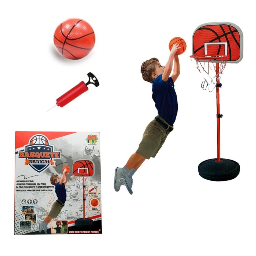 Cesta de basquete infantil tabela para basquete 105-139 cm