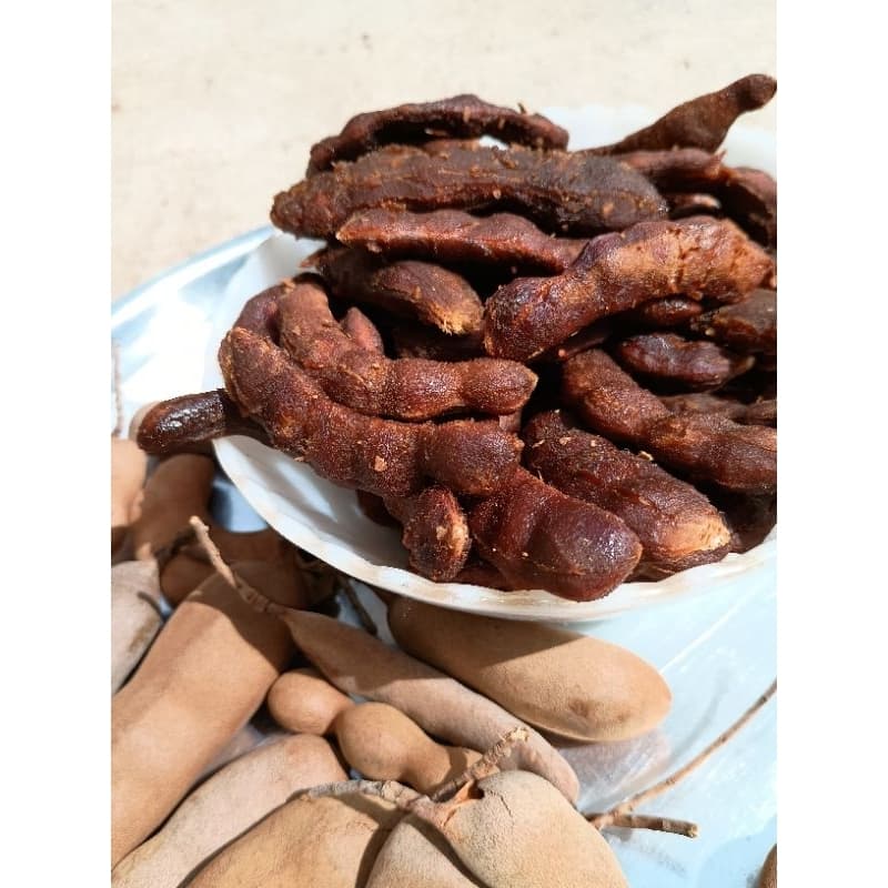 tamarindo descascado 300 gramas natural com sementes para consumo