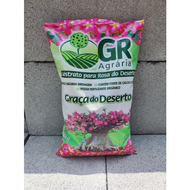 Substrato para Rosa do deserto (GR AGRÁRIA) - Saco de 1 Kg