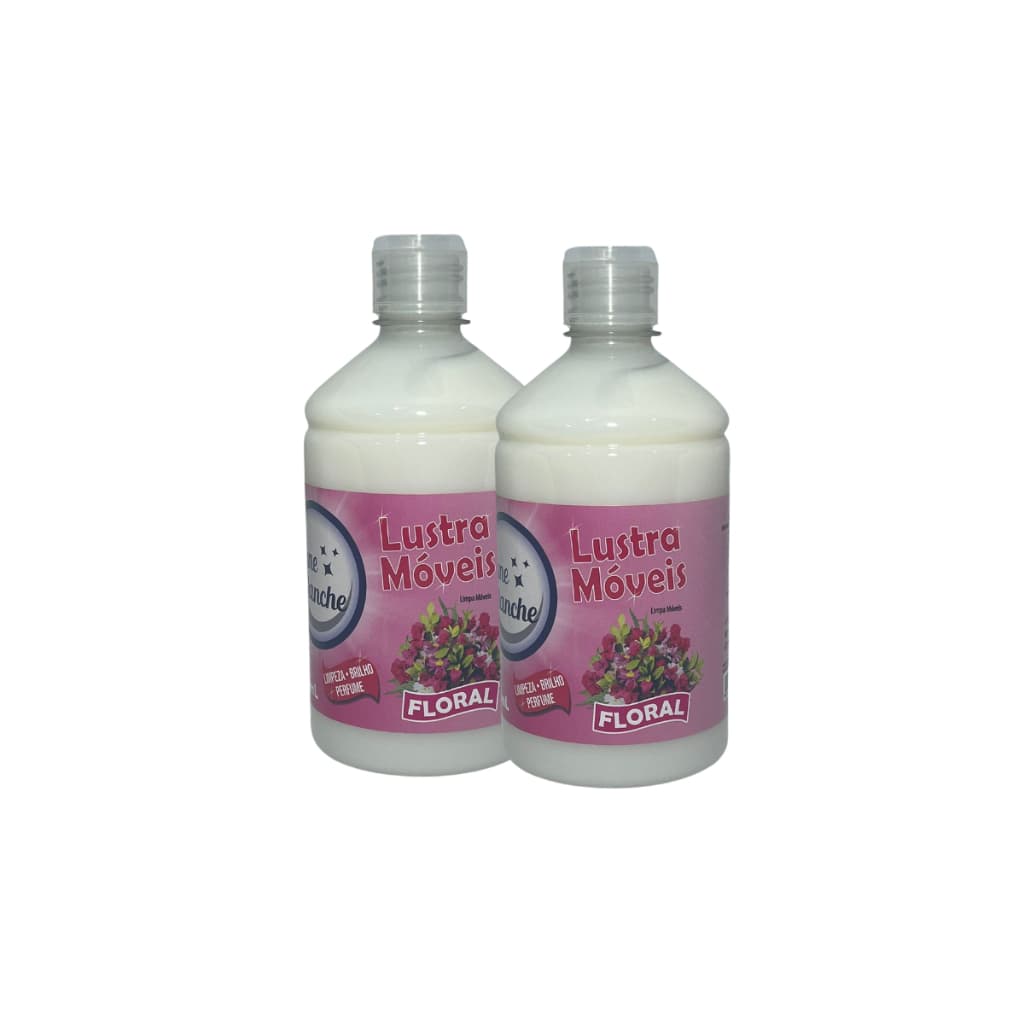 KIT LUSTRA MÓVEIS FLORAL LIMPEZA E PROTEÇÃO