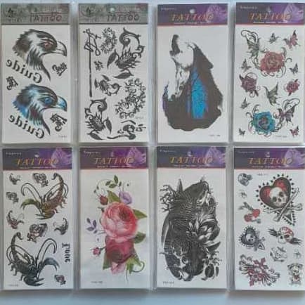 Tatuagem Temporária (Removível) Personalize Copos / Tênis / Papel etc