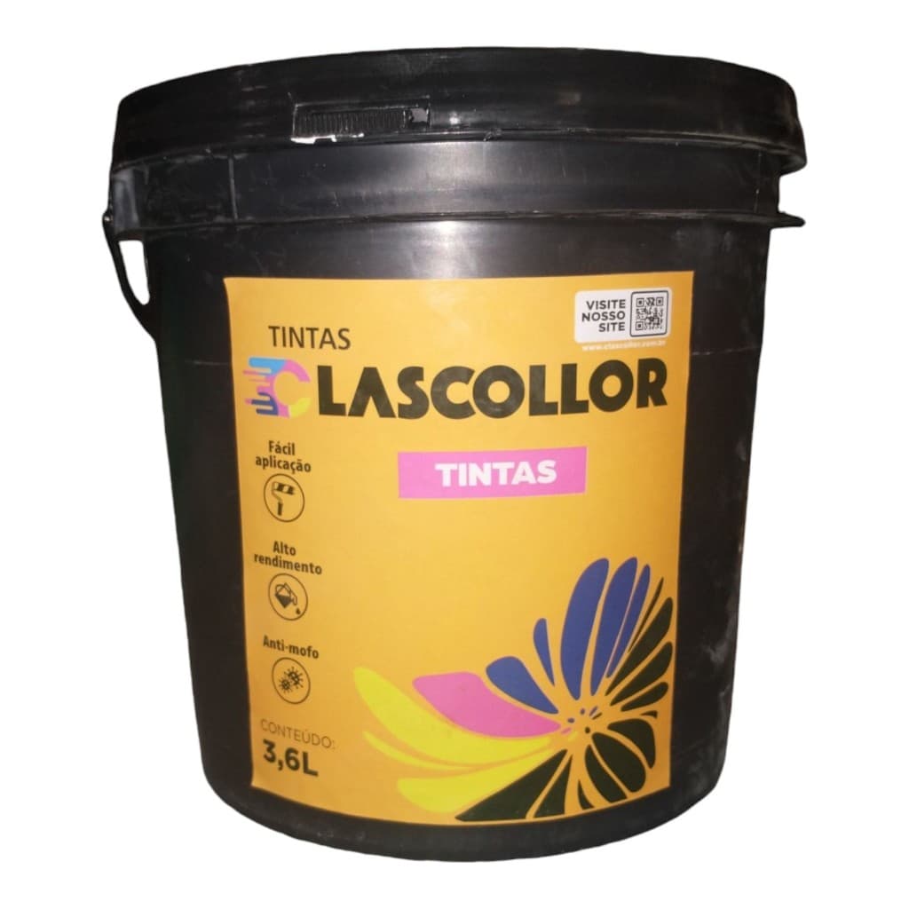 Tinta Acrílica Para Parede Econômica Alto Rendimento 3,6l Clascollor