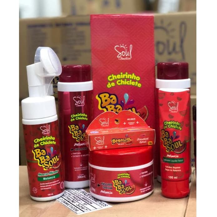 Kit Completo Soul Cosméticos Babasoul Rotina de Beleza e Cuidados Essenciais