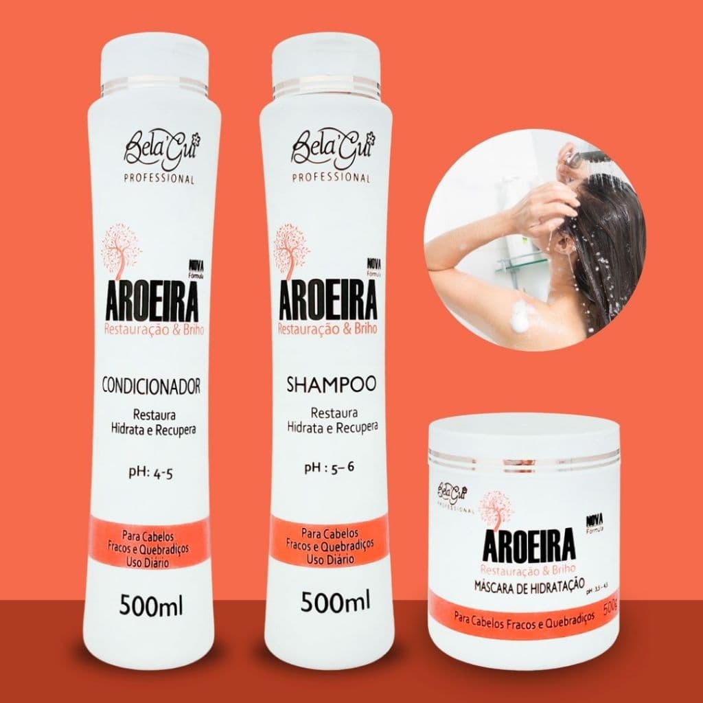 Linha Bela GUI Professional Aroeira: Hidratação, Controle da Oleosidade e Saúde para seus Cabelos