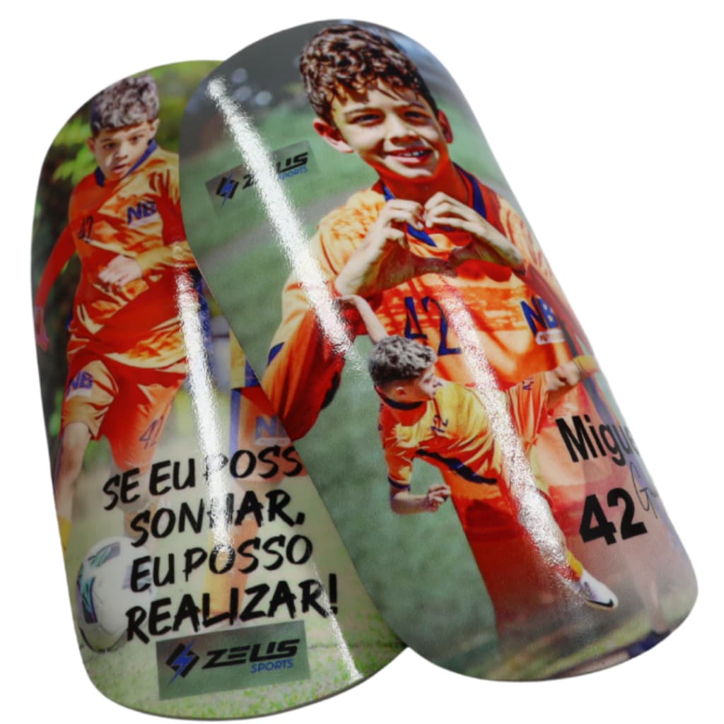 Par Caneleira De Futebol Personalizado com foto  - Personalize a fraze -  Futsal campo society