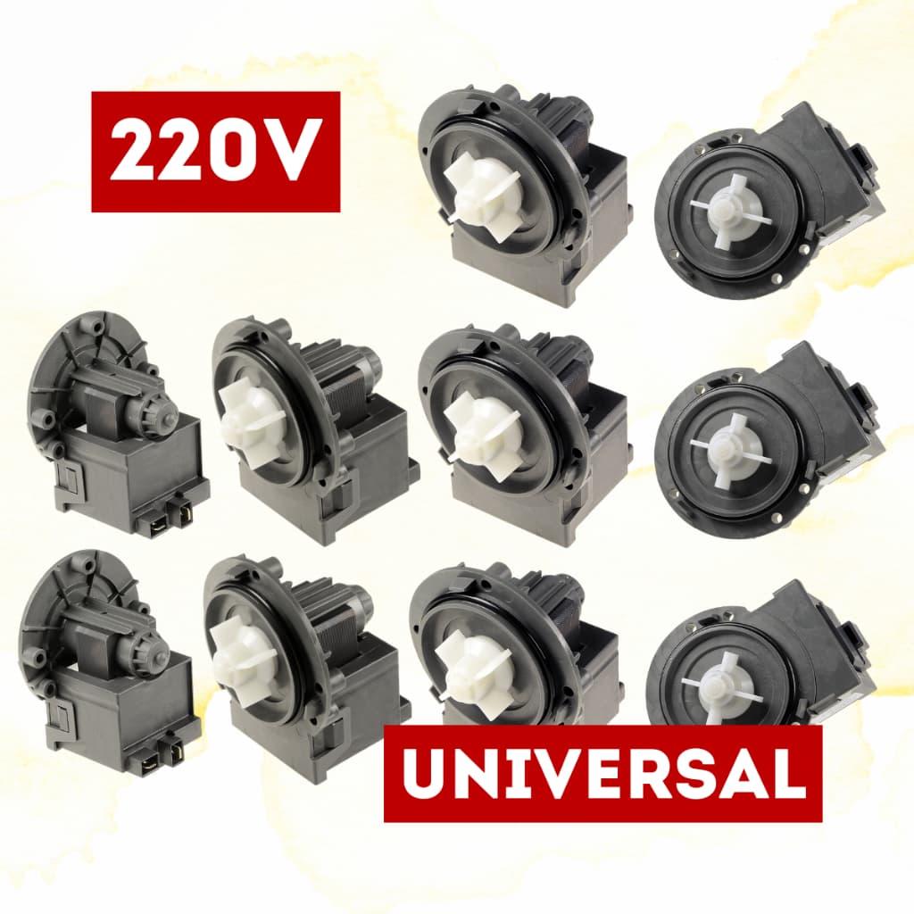 10 Bomba Drenagem 220v Lavadora Universal - Electrolux Brastemp