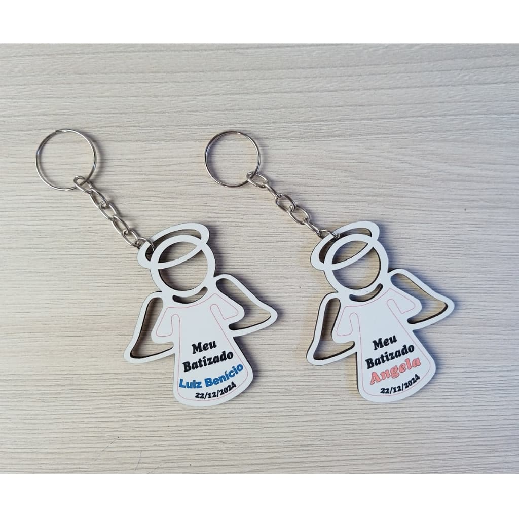 Chaveiros Para Lembrancinhas Anjo Batizado