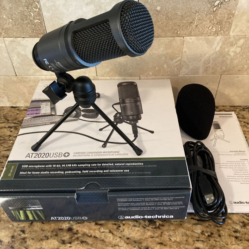 Microfone Usb Audio Technica At2020usb (NOVO)
