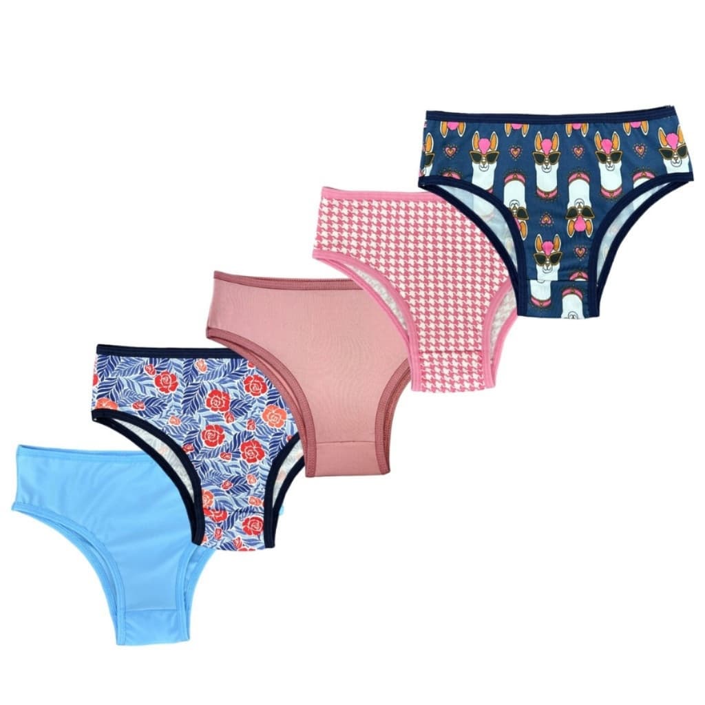 Calcinha Microfibra Infantil Estampada Calçolinha Roupa Criança Menina Estampadinha