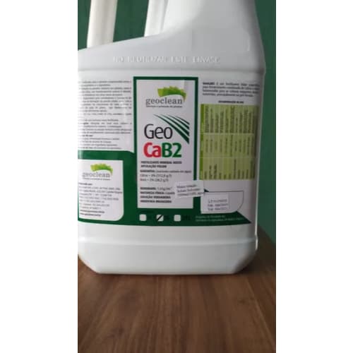 Cab2 Fertilizante Foliar Calcio/boro 5 Lt Geoclean