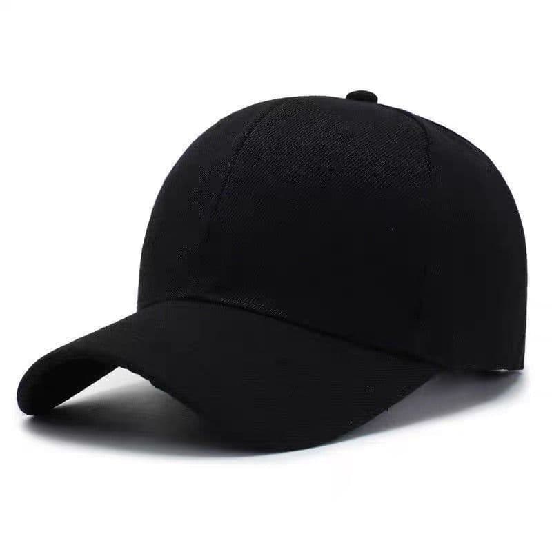 Boné Liso Básico Adulto Unissex Ajustável Aba Curva Cor Preto