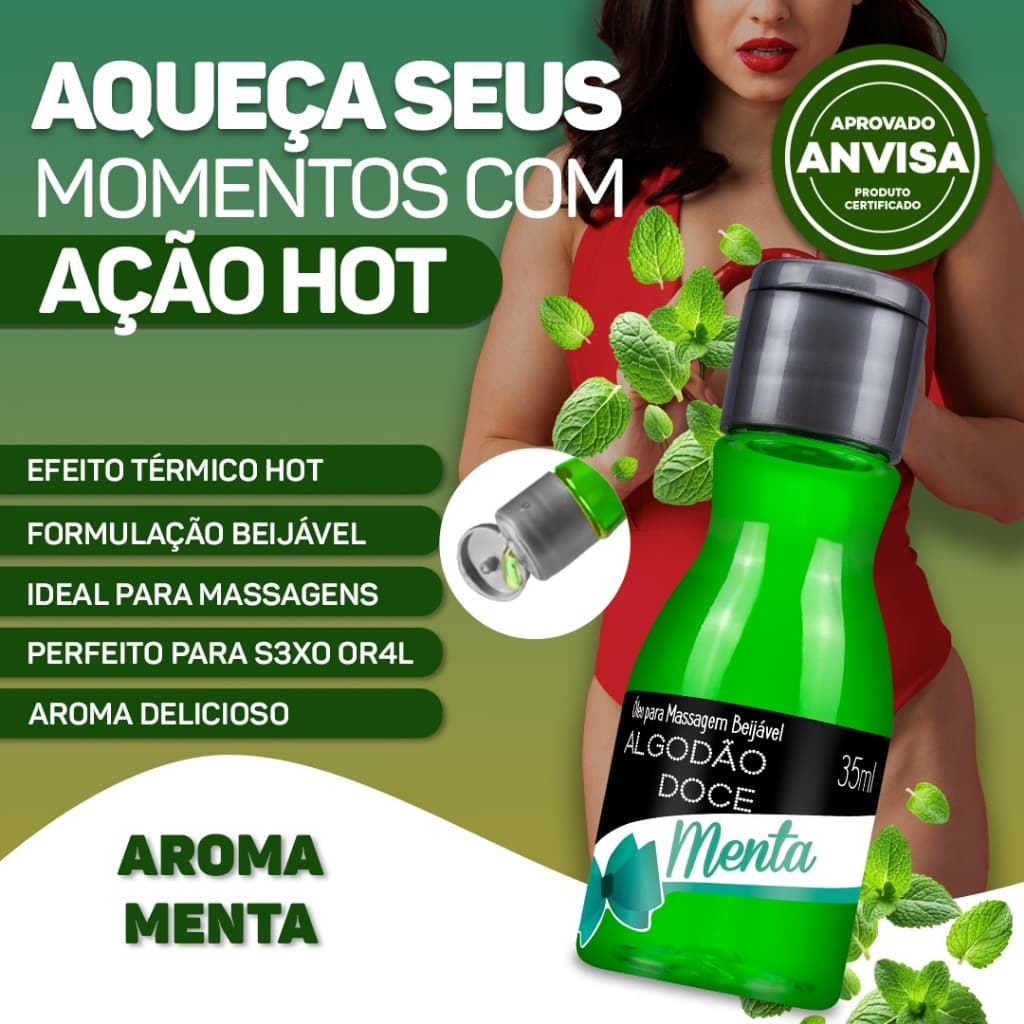 ÓLEO BEIJÁVEL 15ML BEIJOS CHEIOS DE GOSTO NO ESTILO CHUP CHUP