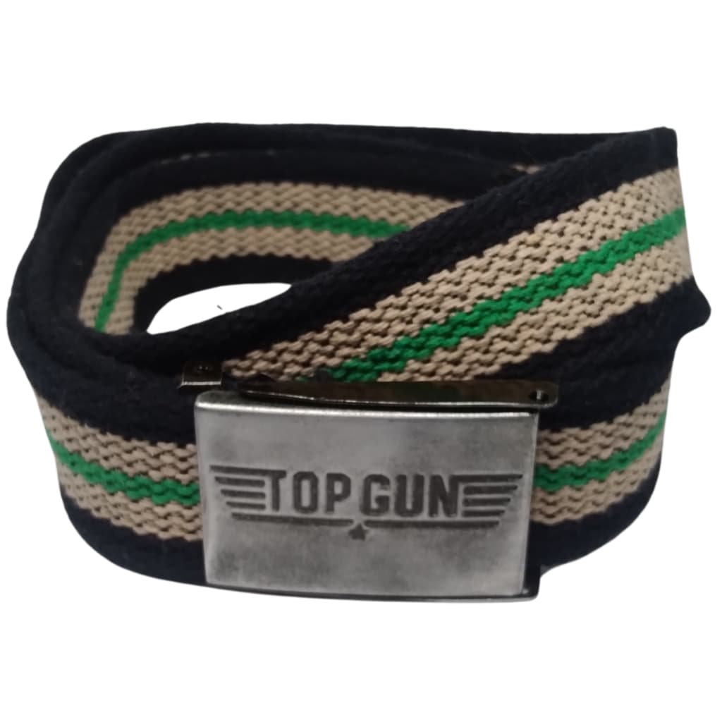Kit 1 ou 2 Cintos Padrão Militar Tático Exército Top Gun Modelo Preto Engate Rápido Nylon Poliéster Algodão Elegante