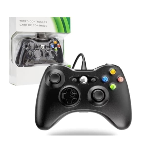 Controle Usb Com Fio Para Xbox 360
