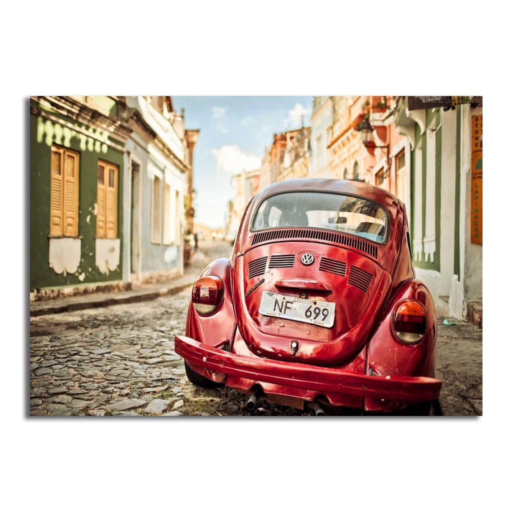 Quadro Placa Decorativa Carro Antigo Fusca Retro Vintage Carros Oficina Garagem