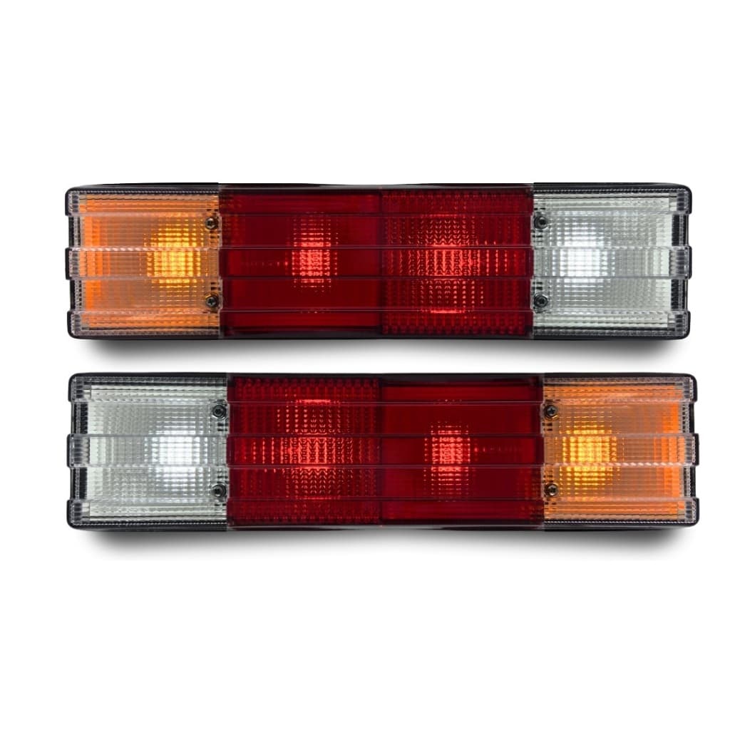 Par Lanterna Traseira Mercedes 1620 LED Cristal BR 24V Lantersul