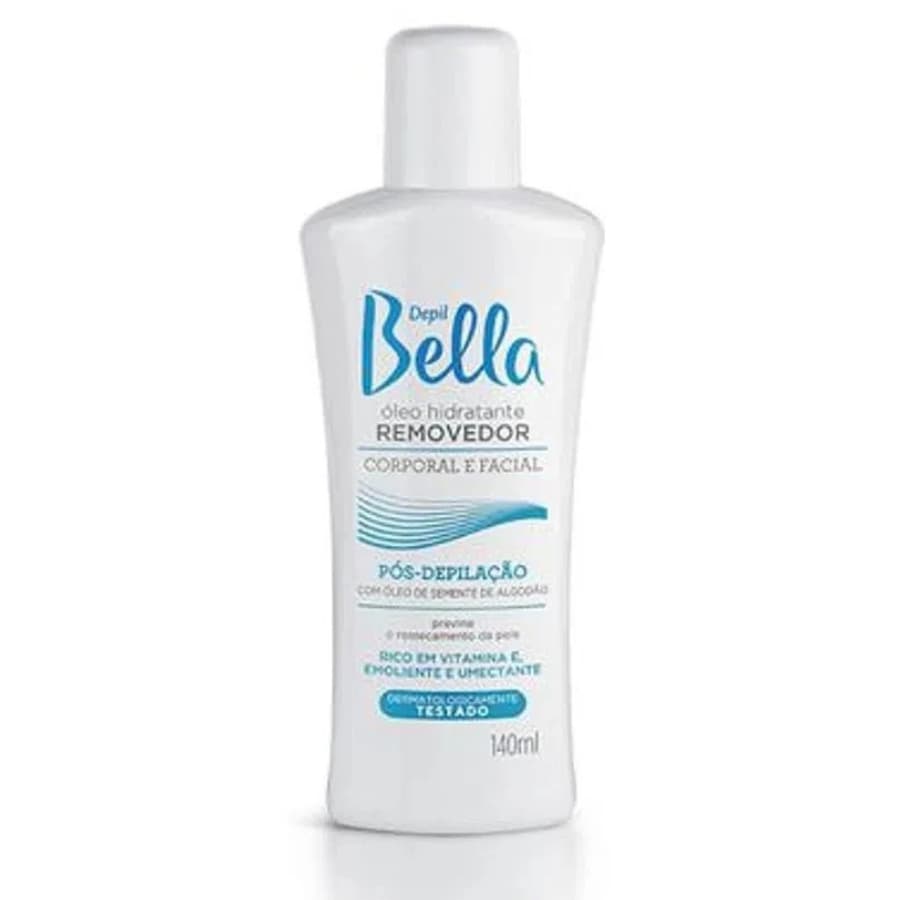 Óleo Hidratante Removedor Com Óleo De Algodão Pós Depilação Depil Bella 140 Ml