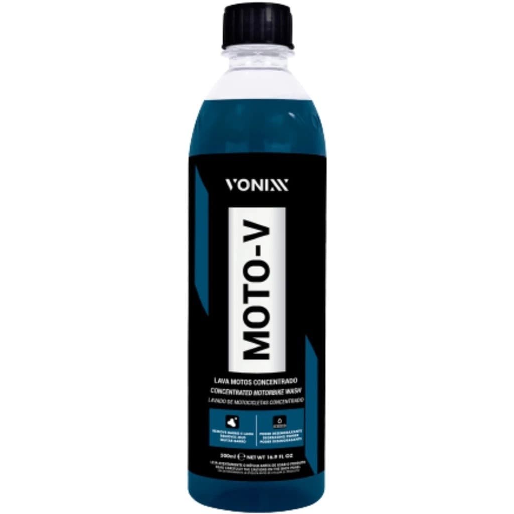 MOTO-V VONIXX LAVA MOTOS 500ML - REMOVE SUJEIRAS PESADAS DERRETENDO FACILITANDO LIMPEZA Líder